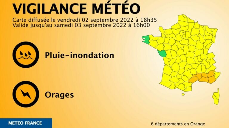 Forts orages en cours sur le Haut-Languedoc : l’Hérault en vigilance Orange